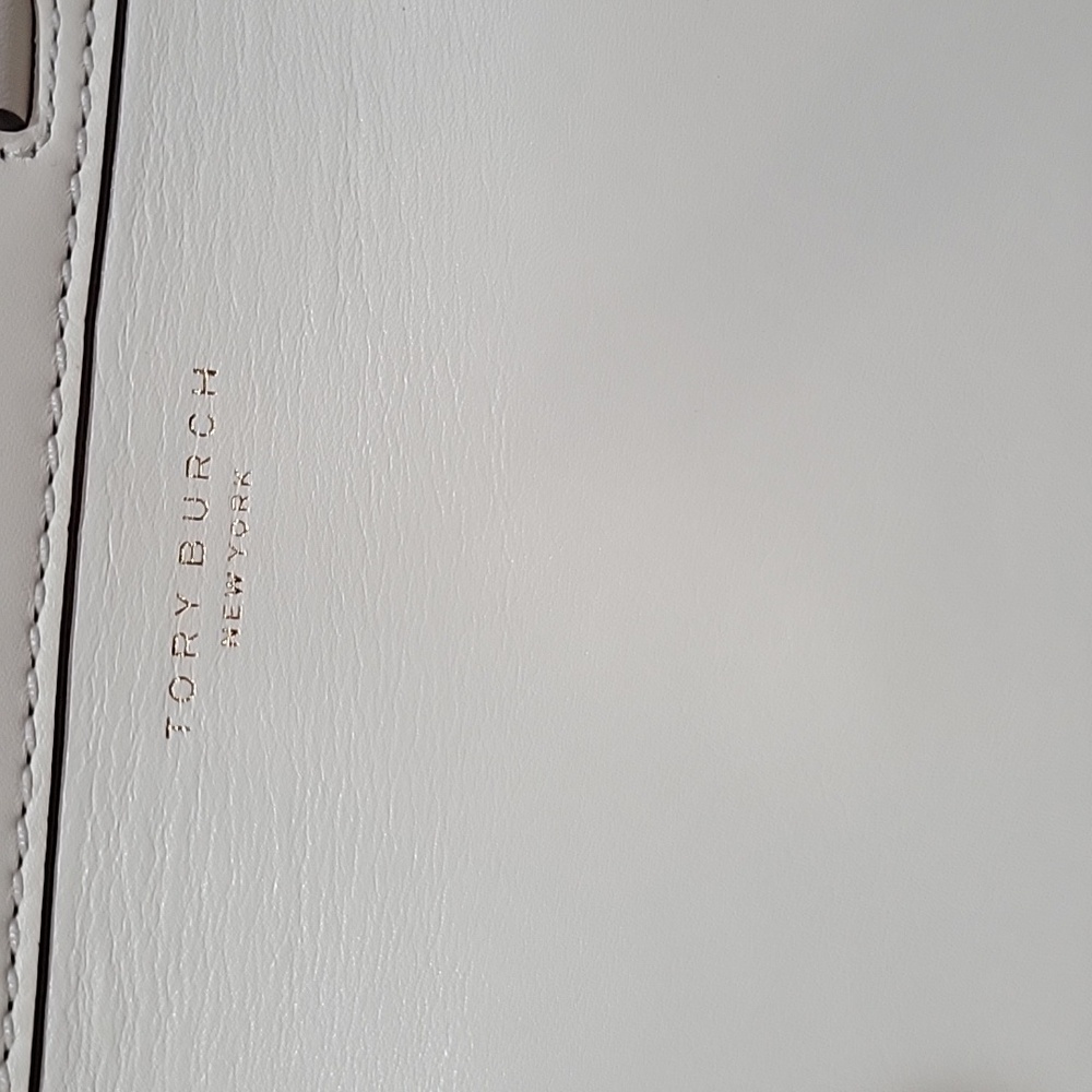 Tory Burch Euc Elegant White Backpack Handbag - image 2